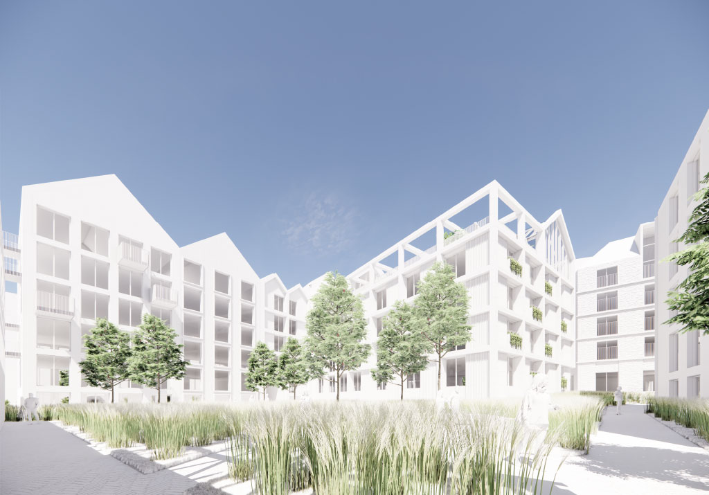 Indicative public realm view